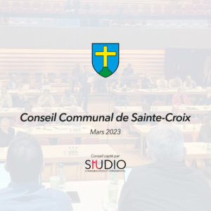 Conseil communal de Sainte-Croix - mars 2023